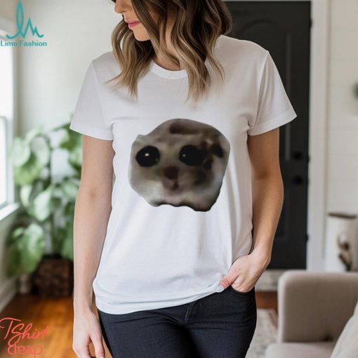 Bruh Tees Sad Hamster Meme funny shirt