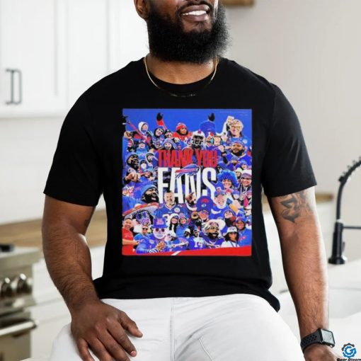 Buffalo Bills Football Thank You Fans Bills Mafia For The 2023 Season Shirt