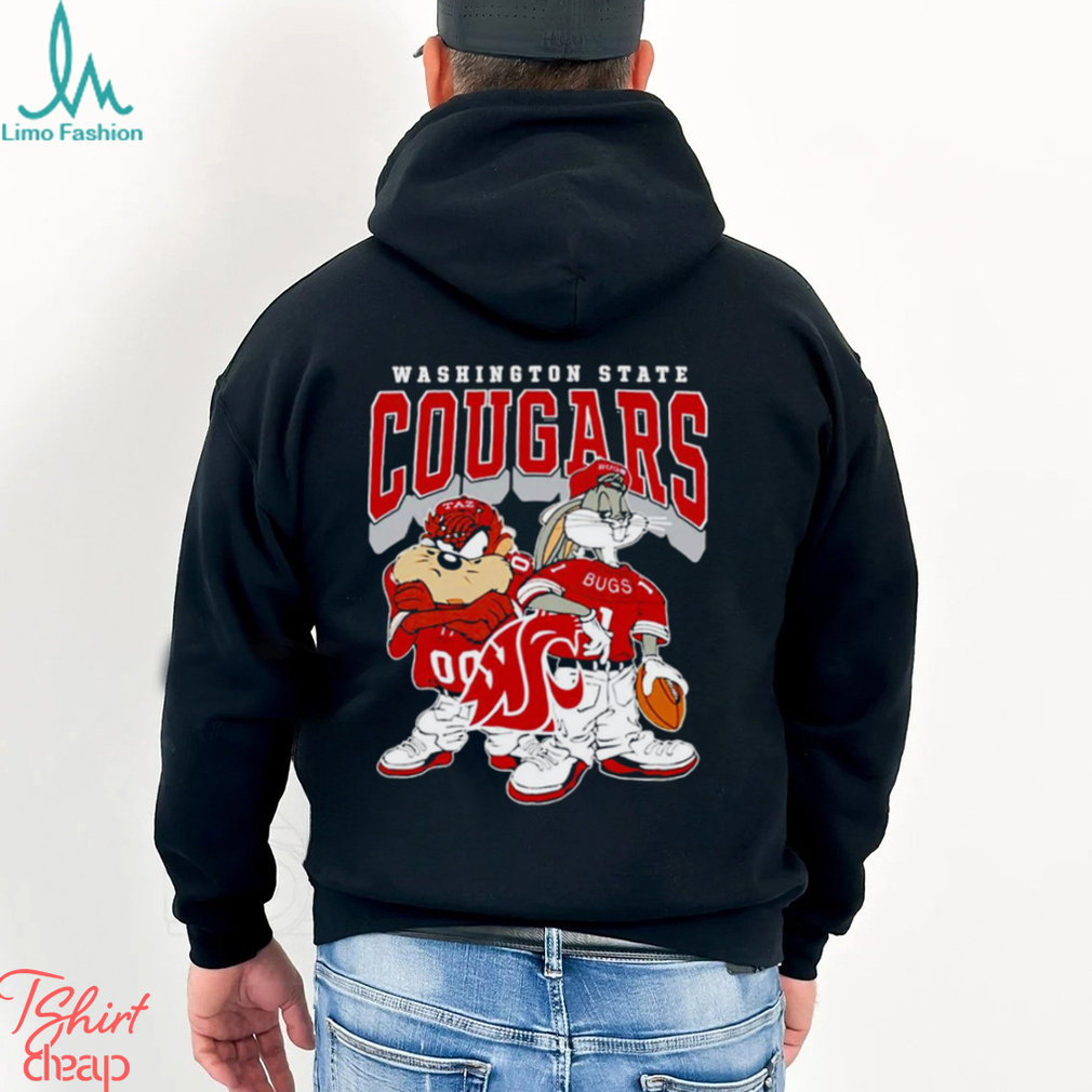 Bugs Bunny And Taz Washington State Cougars Shirt Bugs Bunny And Taz Washington State Cougars Shirt