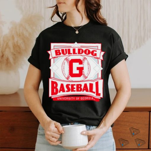 Bulldogs baseball university of Georgia retro shirt
