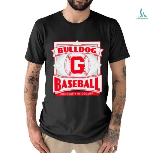 Bulldogs baseball university of Georgia retro shirt