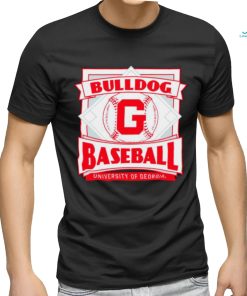 Bulldogs baseball university of Georgia retro shirt