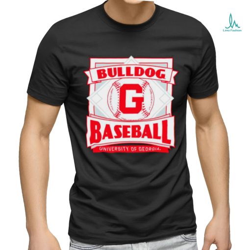 Bulldogs baseball university of Georgia retro shirt