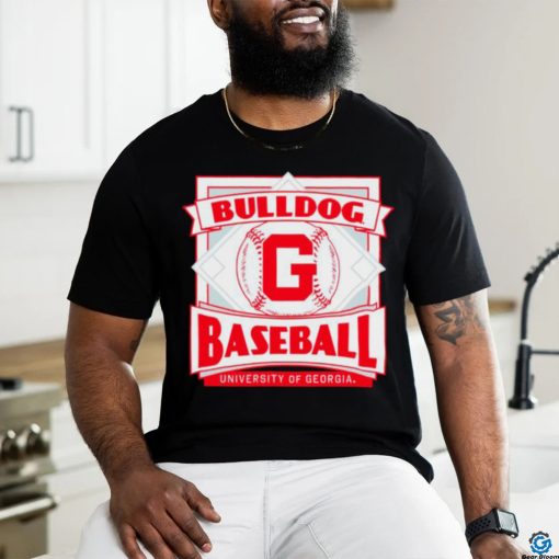 Bulldogs baseball university of Georgia retro shirt