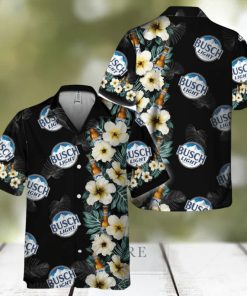 Busch Light Tropical Floral Hawaiian Shirt