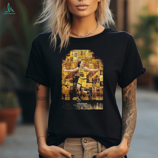 Caitlin Clark Iowa Women Basketball Record Broken History shirt