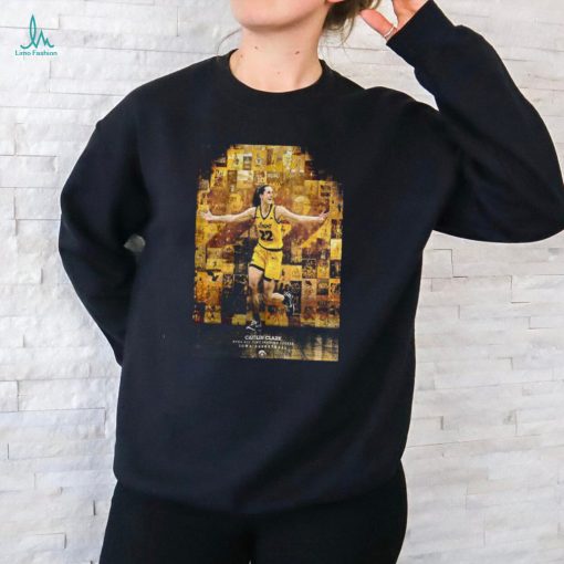 Caitlin Clark Iowa Women Basketball Record Broken History shirt