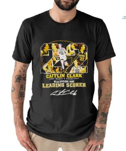 Caitlin Clark Iowa Women’s Basketball NCAA Division 1 WBB Leading Scorer signature shirt