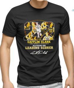 Caitlin Clark Iowa Women’s Basketball NCAA Division 1 WBB Leading Scorer signature shirt