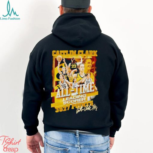 Caitlin Clark all time leading scorer 3527 points shirt