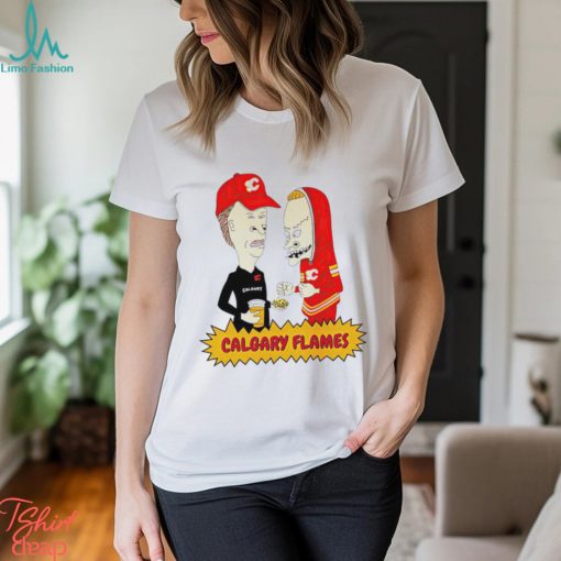 Calgary Flames Beavis And Butt head shirt