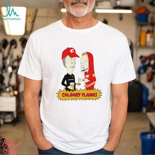 Calgary Flames Beavis And Butt head shirt