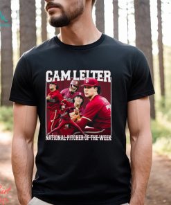 Cam Leiter National Pitcher of the week vintage bootleg shirt