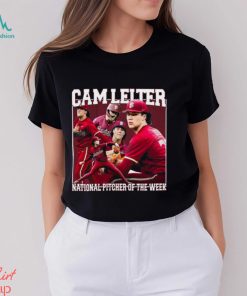 Cam Leiter National Pitcher of the week vintage bootleg shirt