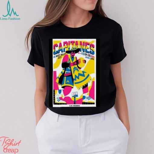 Capitanes vs West Valley City Feb 4 & 5, 2024 Arena Ciudad de Mexico Poster Shirt