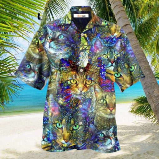 Cat Tabby Lover Art Hawaiian Shirt