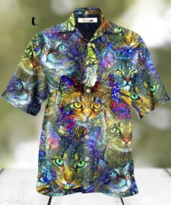 Cat Tabby Lover Art Hawaiian Shirt