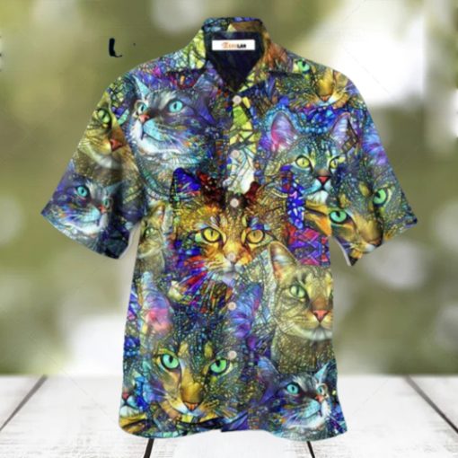 Cat Tabby Lover Art Hawaiian Shirt