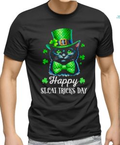 Cat portrait wear green hat happy St. cat tricks day st Patrick’s day cat shirt