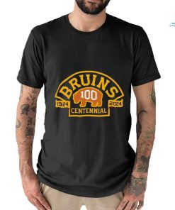 Centennial Boston Bruins Hockey Team 100th Season Hockey 1924 2024 shirt