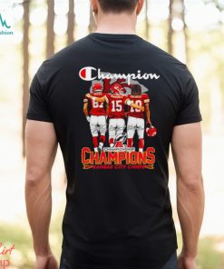 Champion AFC Championship Champions Kansas City Chiefs signatures shirt