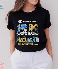 Champion Michigan Abbey Road 2023 NFC Champion Signature Shirt