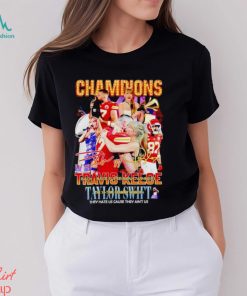 Champions Travis Kelce and Taylor they hate us cause they ain’t us signatures shirt