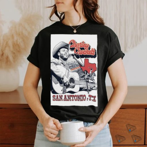Charley Crockett Feb 22, 2024 San Antonio, TX Poster shirt
