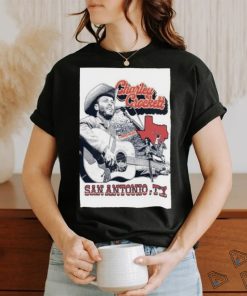 Charley Crockett San Antonio, Frost Bank Center 22 Feb 2024 poster shirt