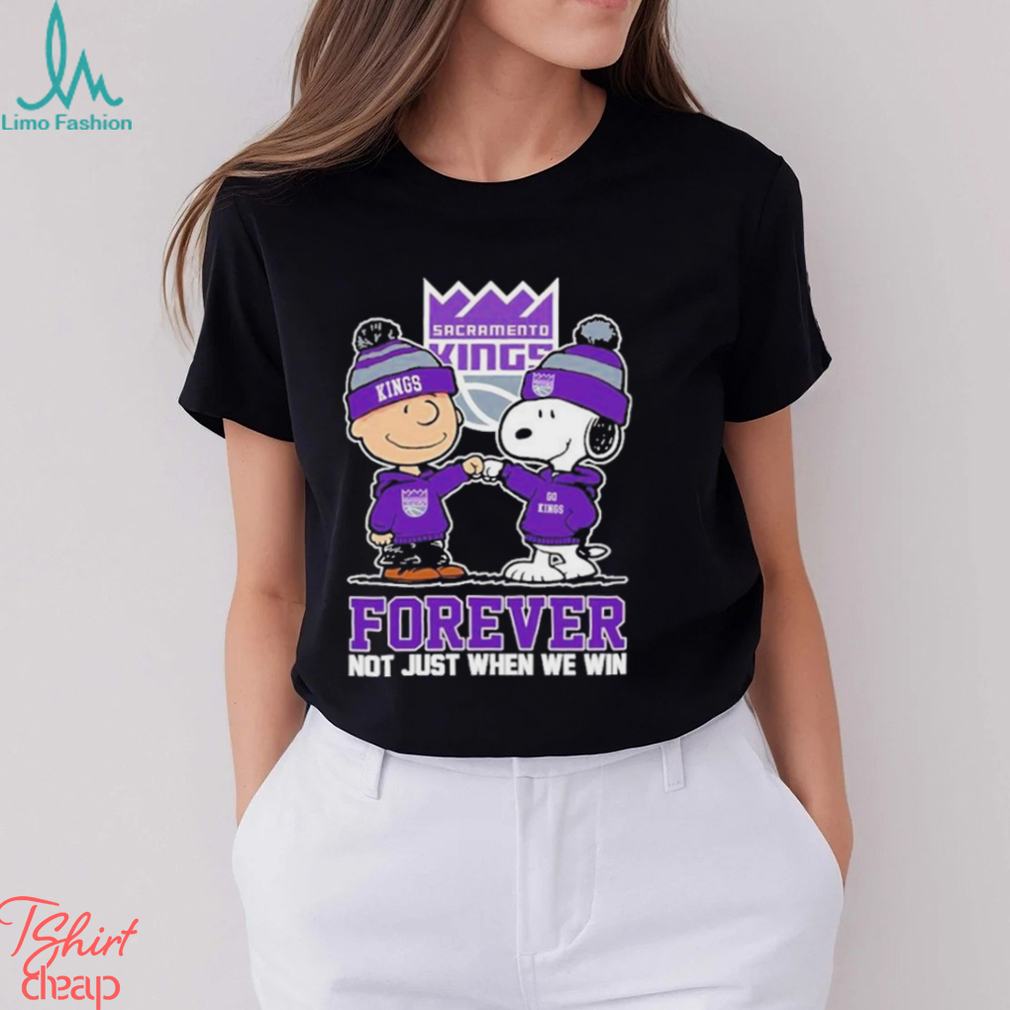 Charlie Brown And Snoopy Sacramento Kings Forever Not Just When We Win Shirt Charlie Brown And Snoopy Sacramento Kings Forever Not Just When We Win Shirt