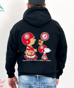 Charlie Brown Snoopy And Woodstock Alabama Crimson Tide Football shirt
