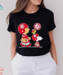 Charlie Brown Snoopy And Woodstock Alabama Crimson Tide Football shirt