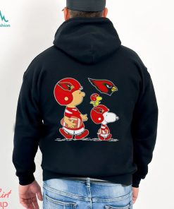 Charlie Brown Snoopy And Woodstock Arizona Cardinals Football shirt