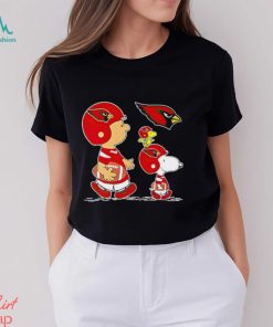 Charlie Brown Snoopy And Woodstock Arizona Cardinals Football shirt