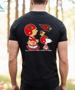 Charlie Brown Snoopy And Woodstock Arizona Cardinals Football shirt