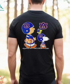 Charlie Brown Snoopy And Woodstock Auburn Tigers Football shirt