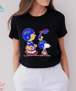 Charlie Brown Snoopy And Woodstock Buffalo Bills Football shirt