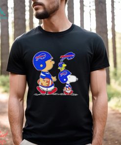 Charlie Brown Snoopy And Woodstock Buffalo Bills Football shirt