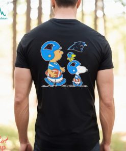 Charlie Brown Snoopy And Woodstock Carolina Panthers Football shirt