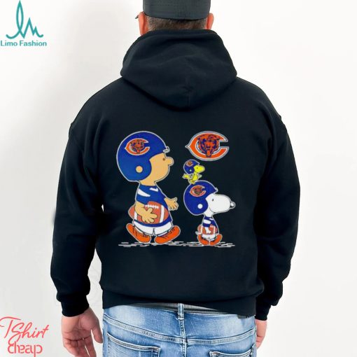 Charlie Brown Snoopy And Woodstock Chicago Bears Football shirt