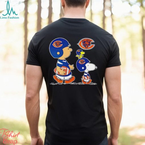 Charlie Brown Snoopy And Woodstock Chicago Bears Football shirt