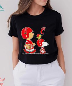 Charlie Brown Snoopy And Woodstock Cincinnati Bearcats Football shirt