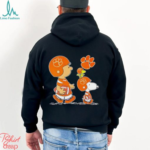 Charlie Brown Snoopy And Woodstock Clemson Tigers Football shirt