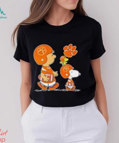 Charlie Brown Snoopy And Woodstock Clemson Tigers Football shirt
