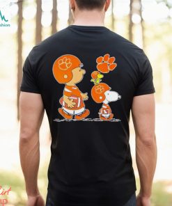 Charlie Brown Snoopy And Woodstock Clemson Tigers Football shirt