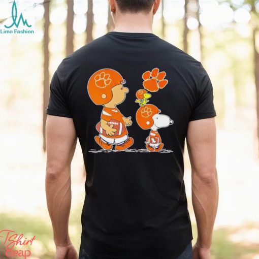 Charlie Brown Snoopy And Woodstock Clemson Tigers Football shirt