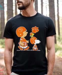 Charlie Brown Snoopy And Woodstock Clemson Tigers Football shirt