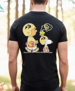 Charlie Brown Snoopy And Woodstock Colorado Buffaloes Football shirt