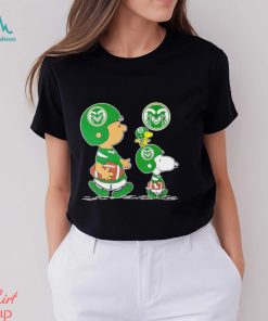Charlie Brown Snoopy And Woodstock Colorado State Rams Football shirt