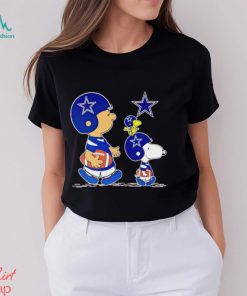 Charlie Brown Snoopy And Woodstock Dallas Cowboys Football shirt